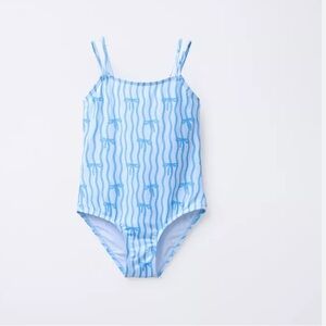Zara kids NWT bow print swimsuit 5644/629